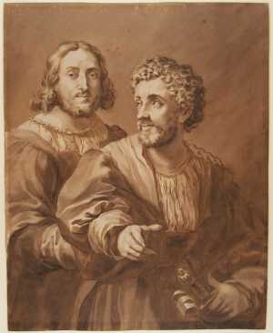 copy-of-the-painting-self-portrait-with-a-friend-by-raphael-in-the-louvre