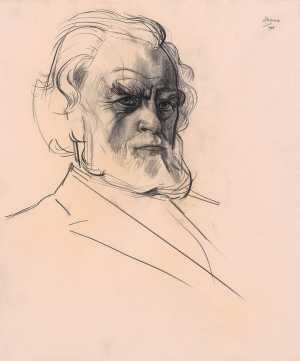 portrait-of-dr-a-j-domela-nieuwenhuis-preliminary-study