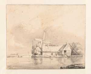 a-river-view-with-windmill-the-omval-on-the-amstel