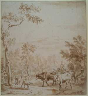 landschap-met-koeien-en-honden