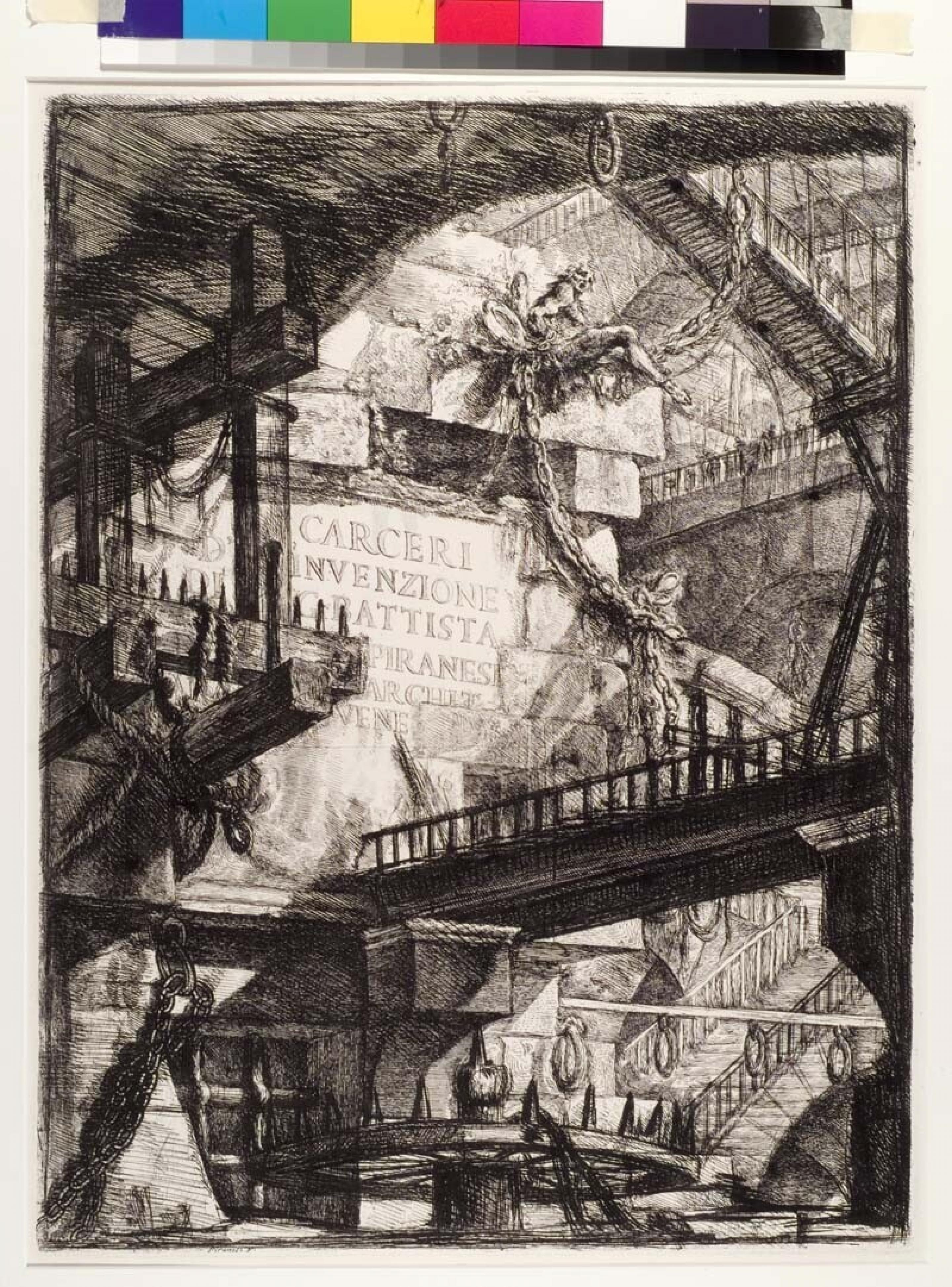 Title Plate of "Carceri d'invenzione" Museum Boijmans Van Beuningen