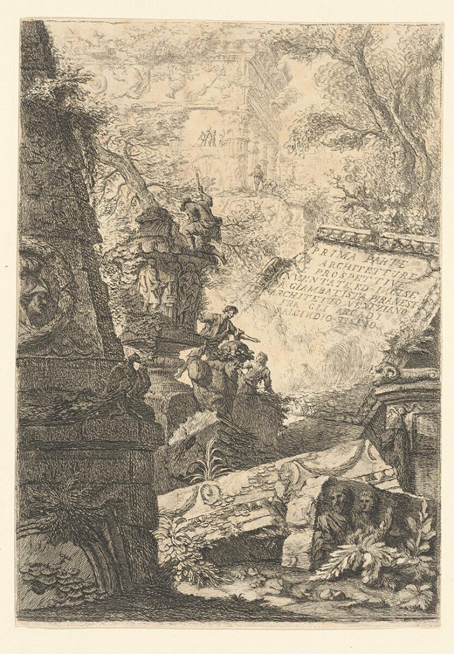 Title Page of the Print Series: Prima Parte