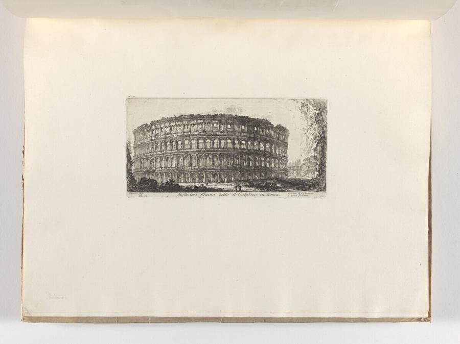Anfiteatro Flavio detto il Colosseo (Flavisch amfitheater genaamd het Colosseum)