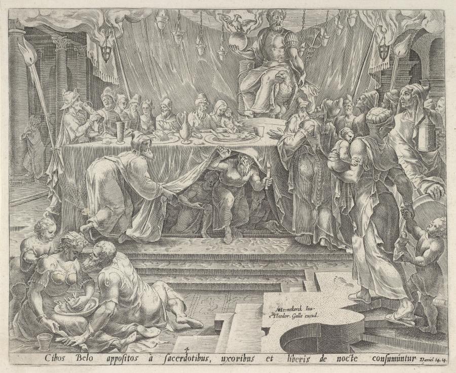 The Priests of Bel Eating and Drinking in Bel's Temple