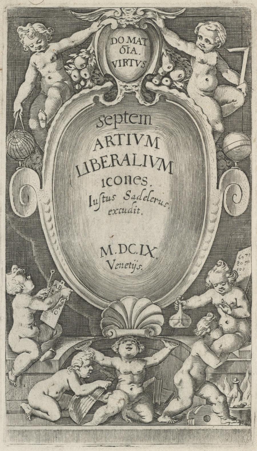 Title of 'Septem Artium Liberalium Icones'