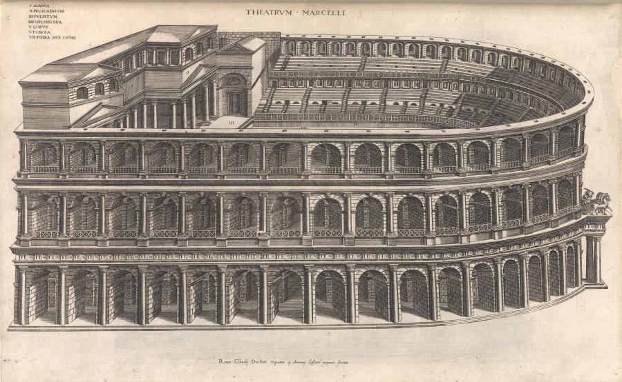 Theater van Marcellus in Rome
