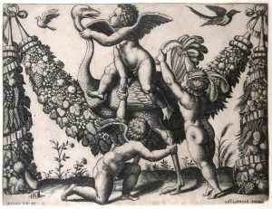 three-putti-playing-with-an-ostrich