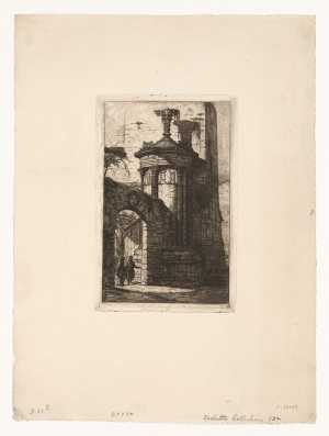 entree-du-couvent-des-capucins-francais-a-athenes