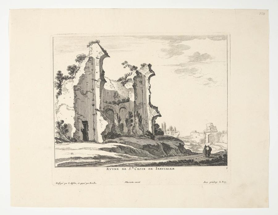 Ruins of the Santa Croce in Gerusalemme in Rome