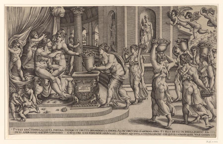 De bruiloft van Vertumnus en Pomona