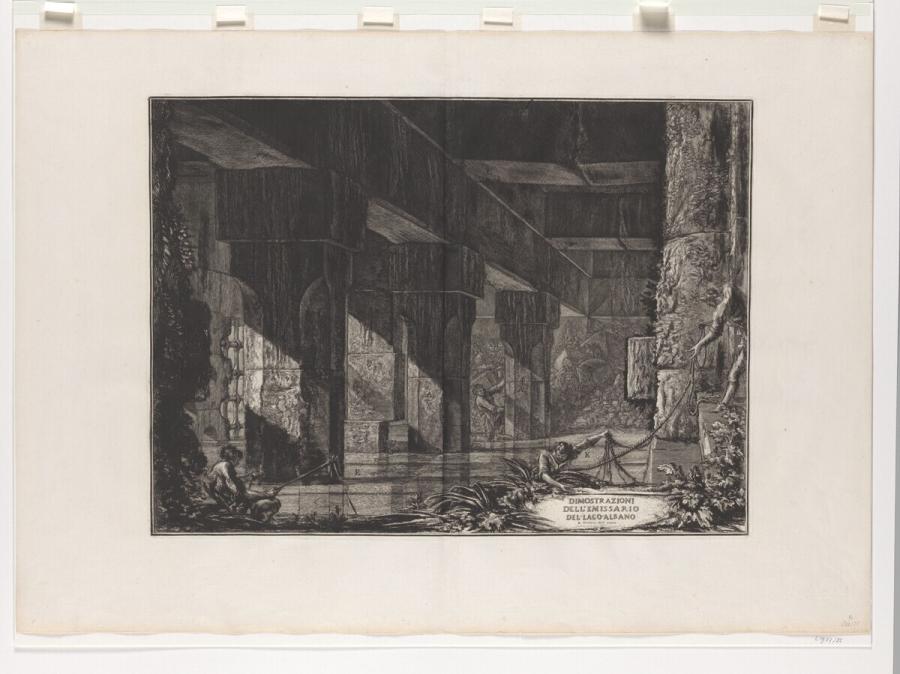 The Emissarium of Lake Albano