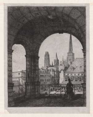 view-on-the-cathedrale-notre-dame-de-rouen