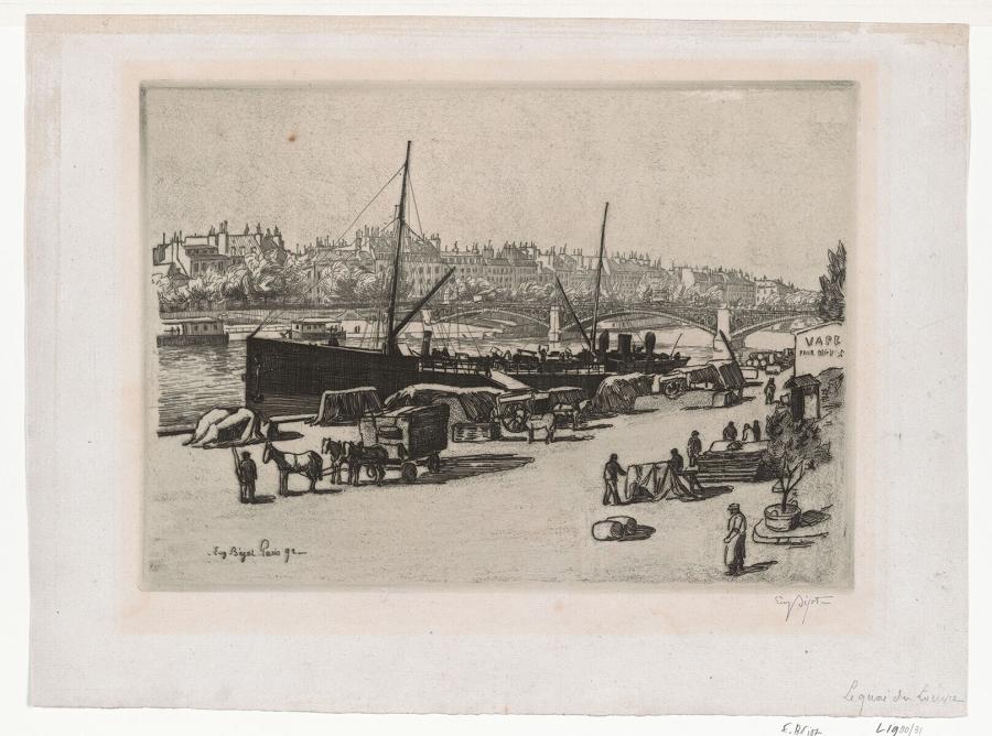 The Quai du Louvre, Paris