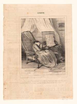 slapende-vrouw-en-lezende-man-in-een-slaapkamer