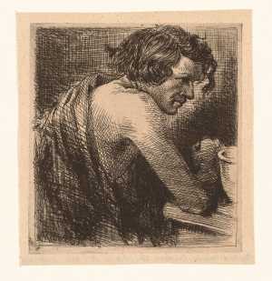 man-leunend-op-zijn-elleboog