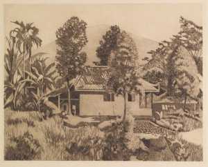 view-on-a-house-with-mount-salak-in-the-background-west-java