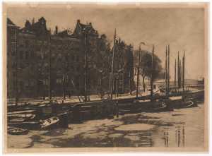 view-on-the-binnenkant-in-amsterdam-with-snow