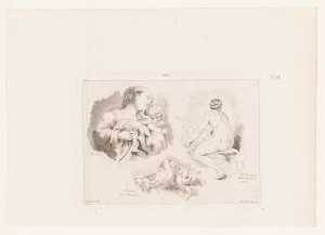 vrouw-met-kind-twee-hanen-en-naakte-vrouw-op-de-rug-gezien