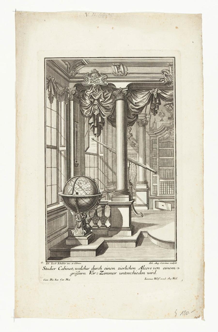 Interior with globe