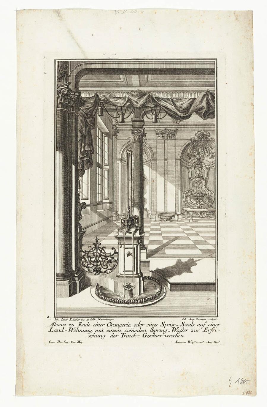 Interior with fountain