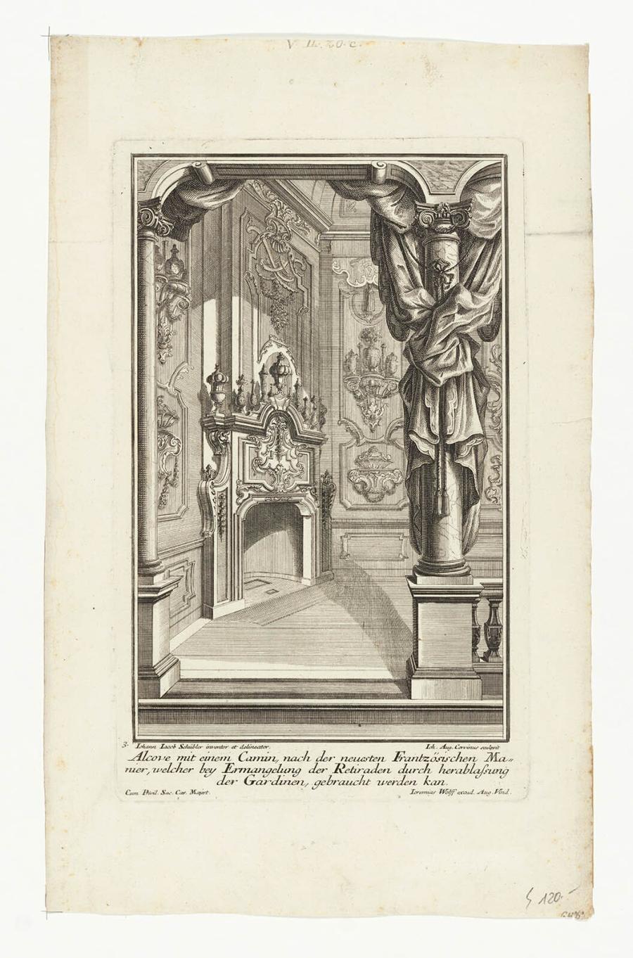 Interior with mantelpiece