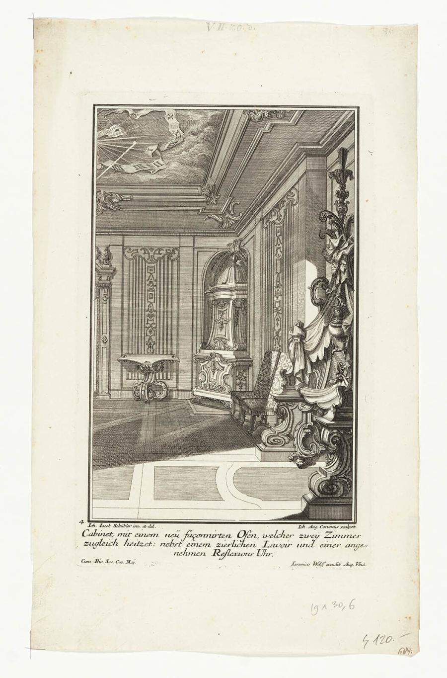 Interior with Stove and Sundial