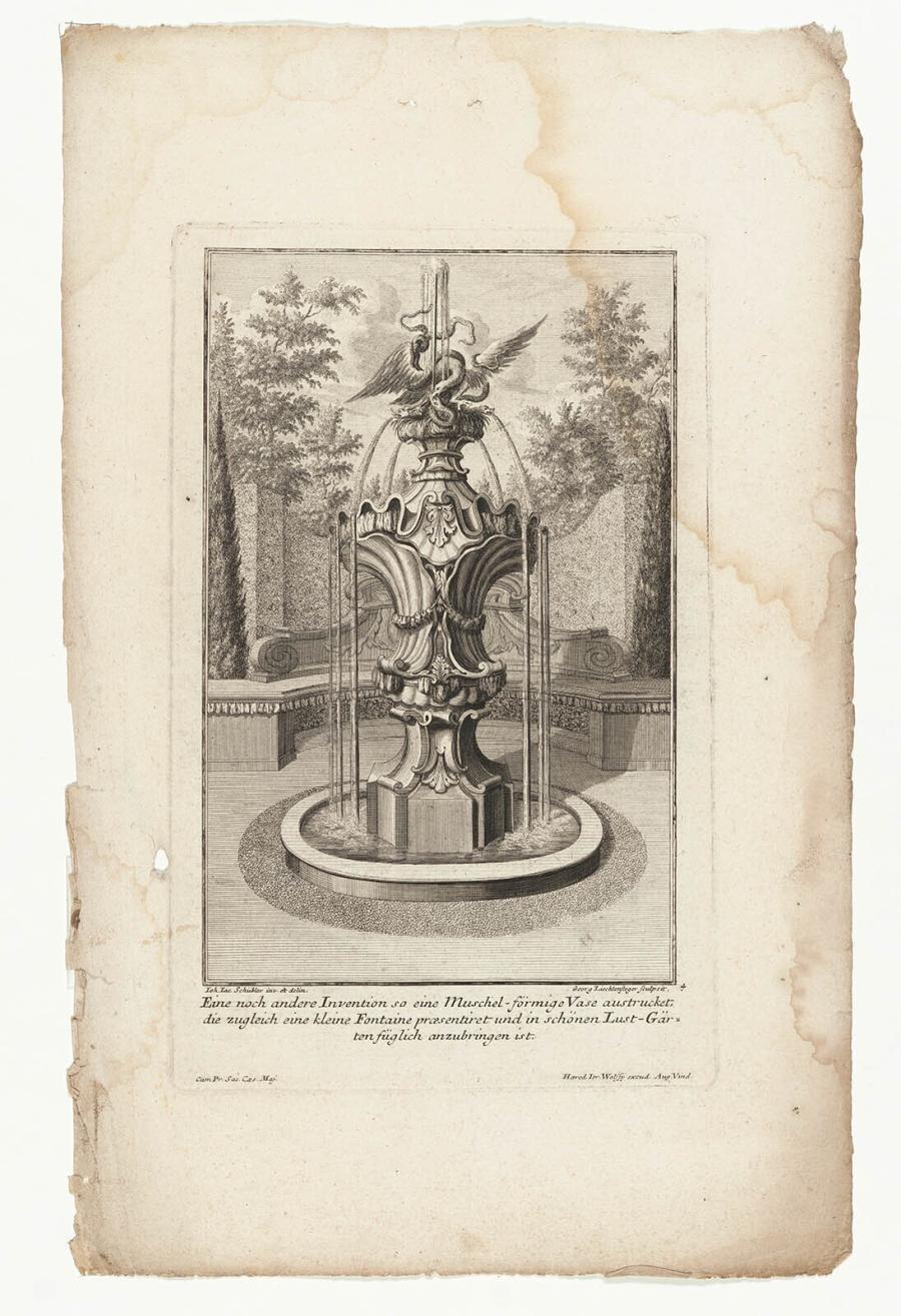 Vase Fountain in Pleasure Garden