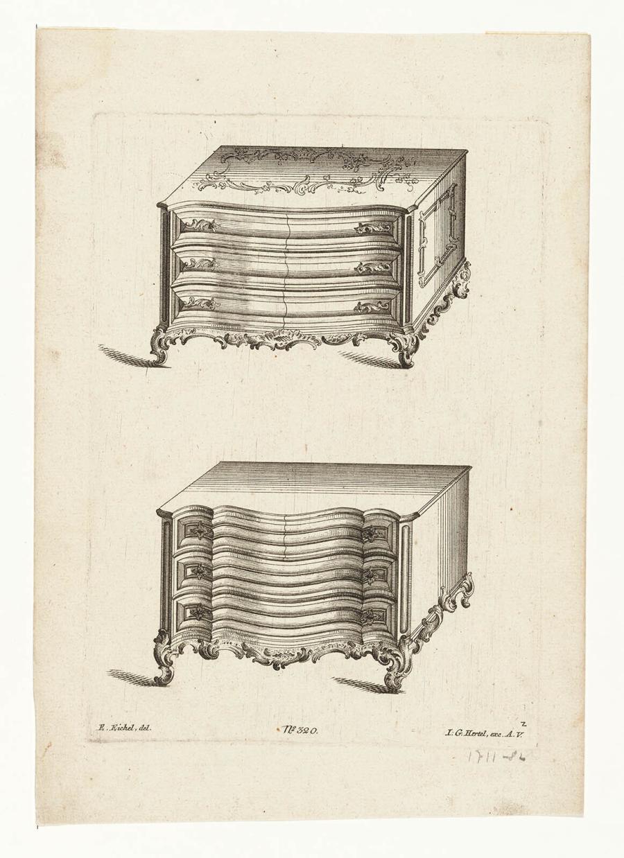 Two Chests of Drawers