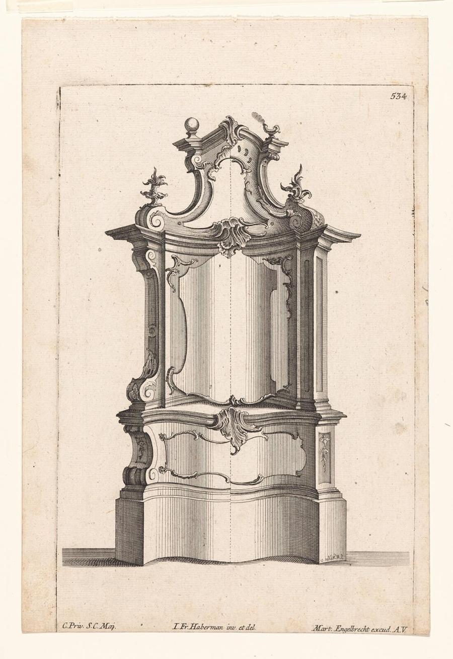 Two Sections of Buffet Cabinets