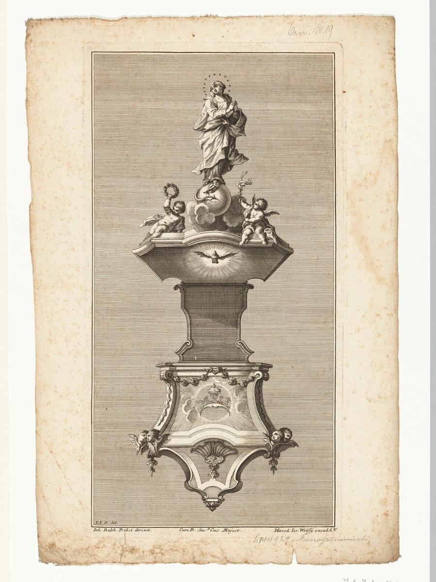 Preekstoel met Maria