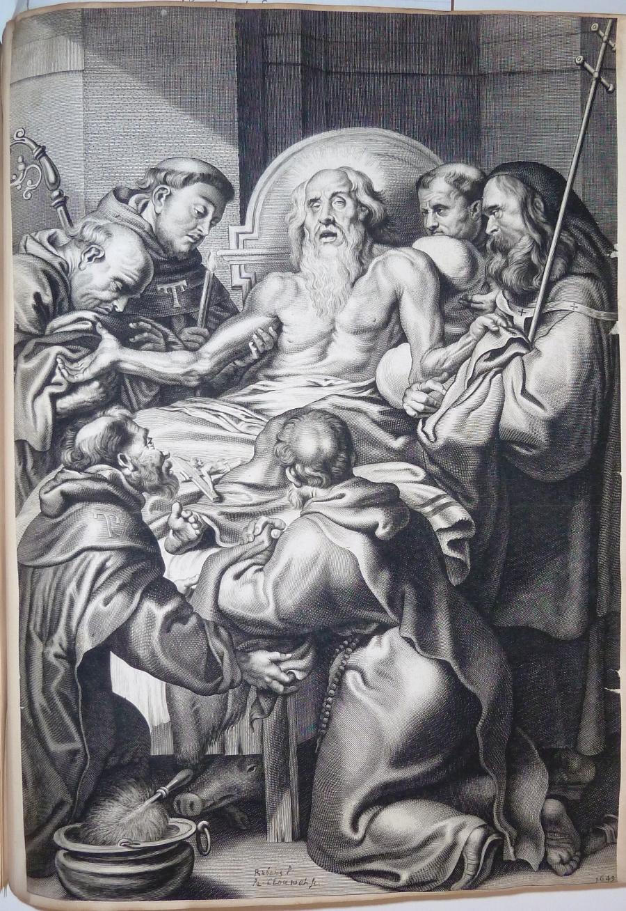 De dood van de heilige Antonius