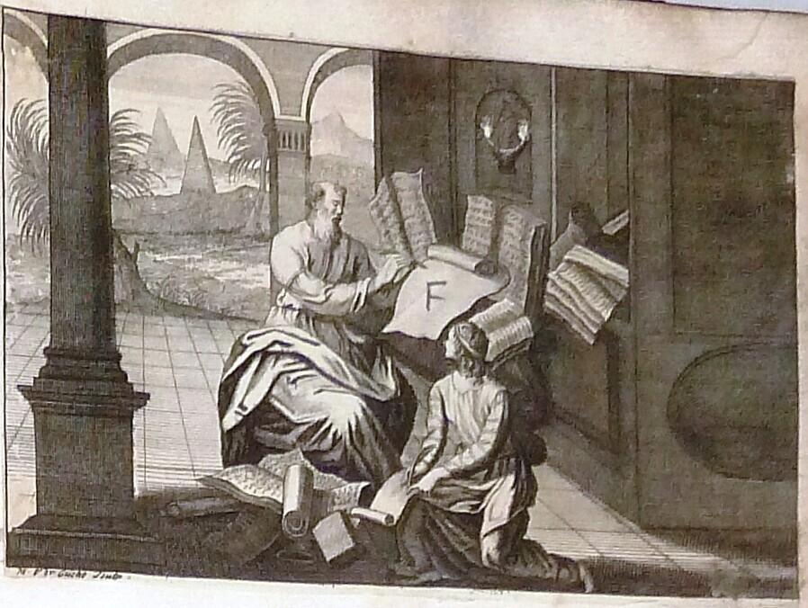 Een geleerde en zijn leerling