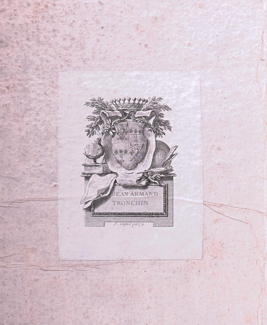 Bookplate of Jean Armand Tronchin