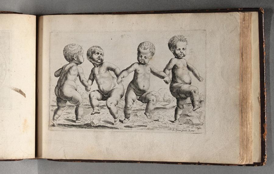 Four Children Dancing