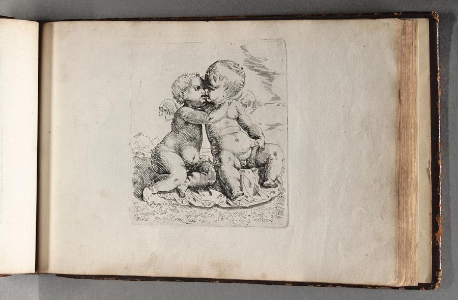 Two Cupids Embracing
