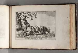 a-sleeping-man-and-two-goats