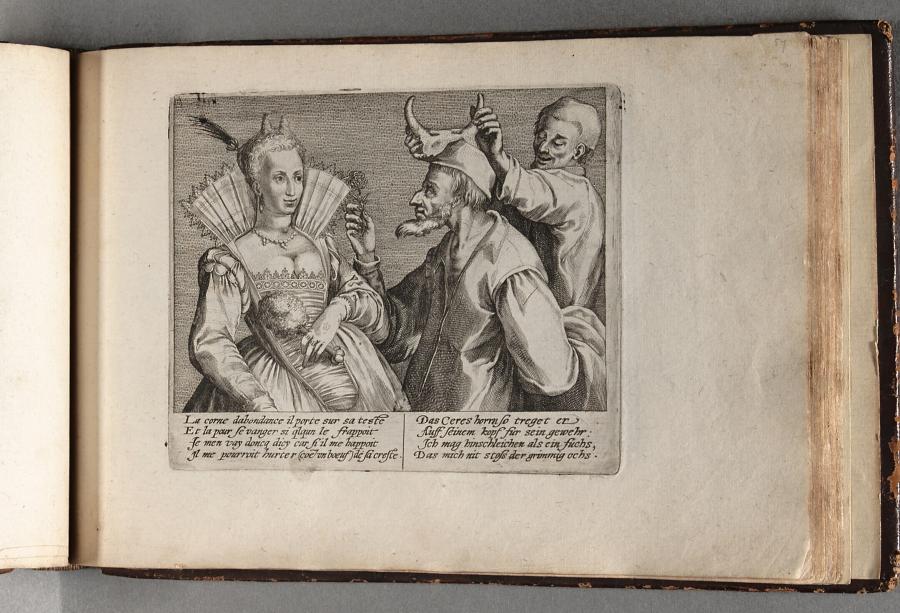 Een jonge vrouw bedriegt haar oude echtgenoot