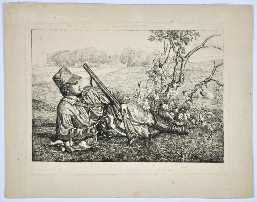 Landscape with a Resting Hunter