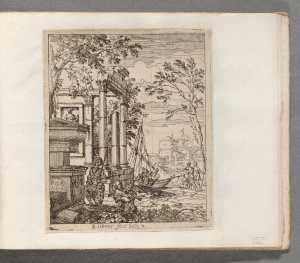 view-on-a-harbour-a-ship-anchored-roman-arcade-at-left