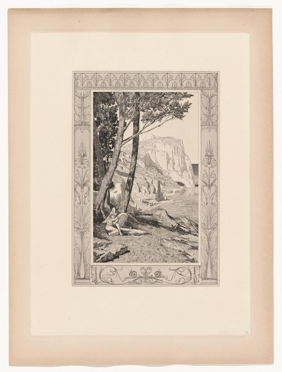 Amor findet Psyche (Amor und Psyche, Opus Va, Bl. 13) (Amor vindt Psyche)