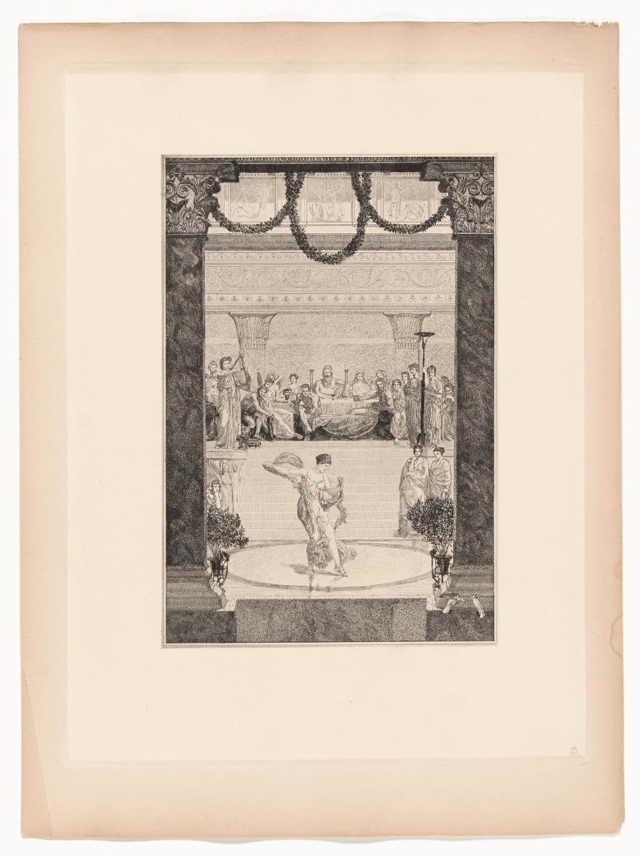 Hochzeitsfest Amors und Psyches (Amor und Psyche, Opus Va, Bl. 15)