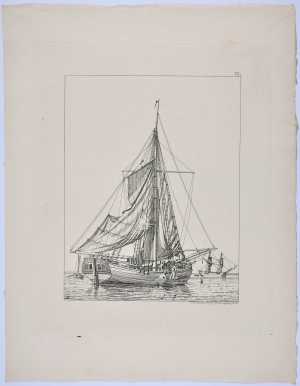 een-deens-jacht-waarvan-de-zeilen-drogen-bij-rustig-weer