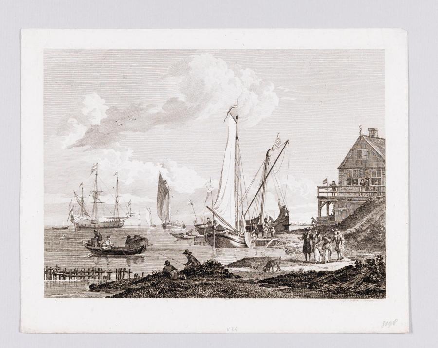 River View with Ships