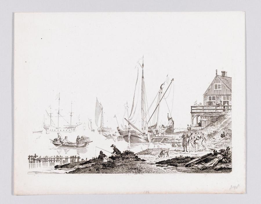 River View with Ships