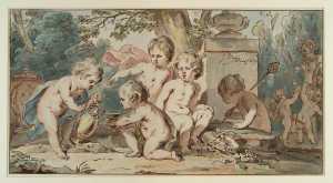 design-for-a-decoration-with-seven-putti