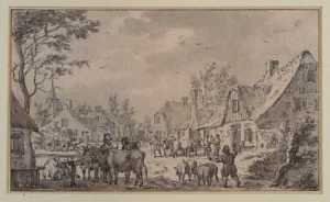 dorpsgezicht-met-beestenmarkt