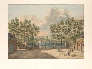 gezicht-op-het-voorhof-van-de-hofstede-brittenrust-te-alphen-aan-den-rijn-provincie-zuid-holland