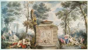 arcadian-landscape-with-figures-around-a-monumental-fountain