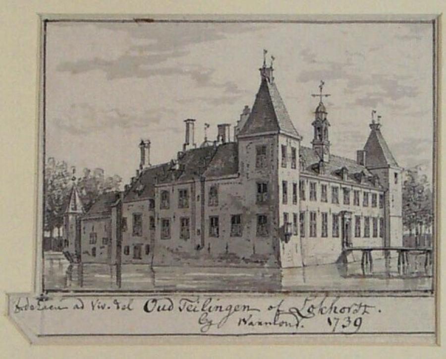 View of Castle Oud-Teijlingen