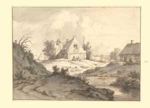 houses-and-a-windmill-between-the-muyderpoort-and-weesperpoort-along-the-wall-in-amsterdam-formerly-landscape-in-the-gooi-region